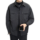 二棉夹克男装加棉加厚外套秋冬装轻薄棉服男JK2296-P100，男装夹克，电商D236-1（原A051-1）