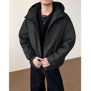 90白鸭绒双面穿排骨羽绒服男连帽外套YR826-P300图片