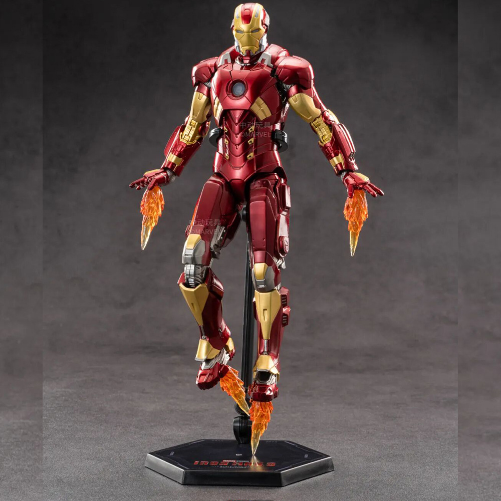 中动玩具复仇者联盟钢铁侠MK11红金色飞行钢铁军团装甲模型礼物