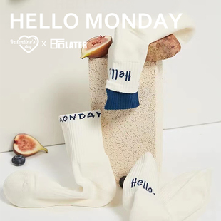 秋冬男女通穿白色中筒潮网红款 情侣款 睡觉穿鲨鱼 袜子 2022年新款