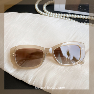 54mm辛芷蕾同款 玳瑁墨镜女潮网红宽腿防晒UV400太阳眼镜男高级感