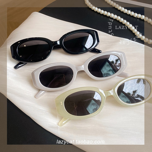 52mm小众复古米钉美拉德猫眼墨镜