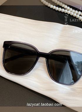 大方形太阳镜潮板材眼镜女韩版尼龙曲面黑色墨镜女大脸显瘦防强光