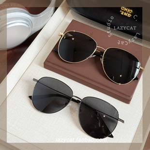 60mm偏光太阳眼镜男开车遮阳大脸时尚蛤蟆镜防紫外线大框墨镜女