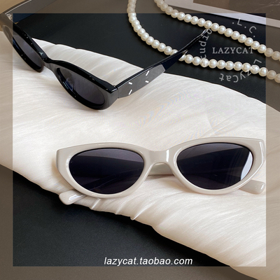 窄框时髦三角猫眼墨镜