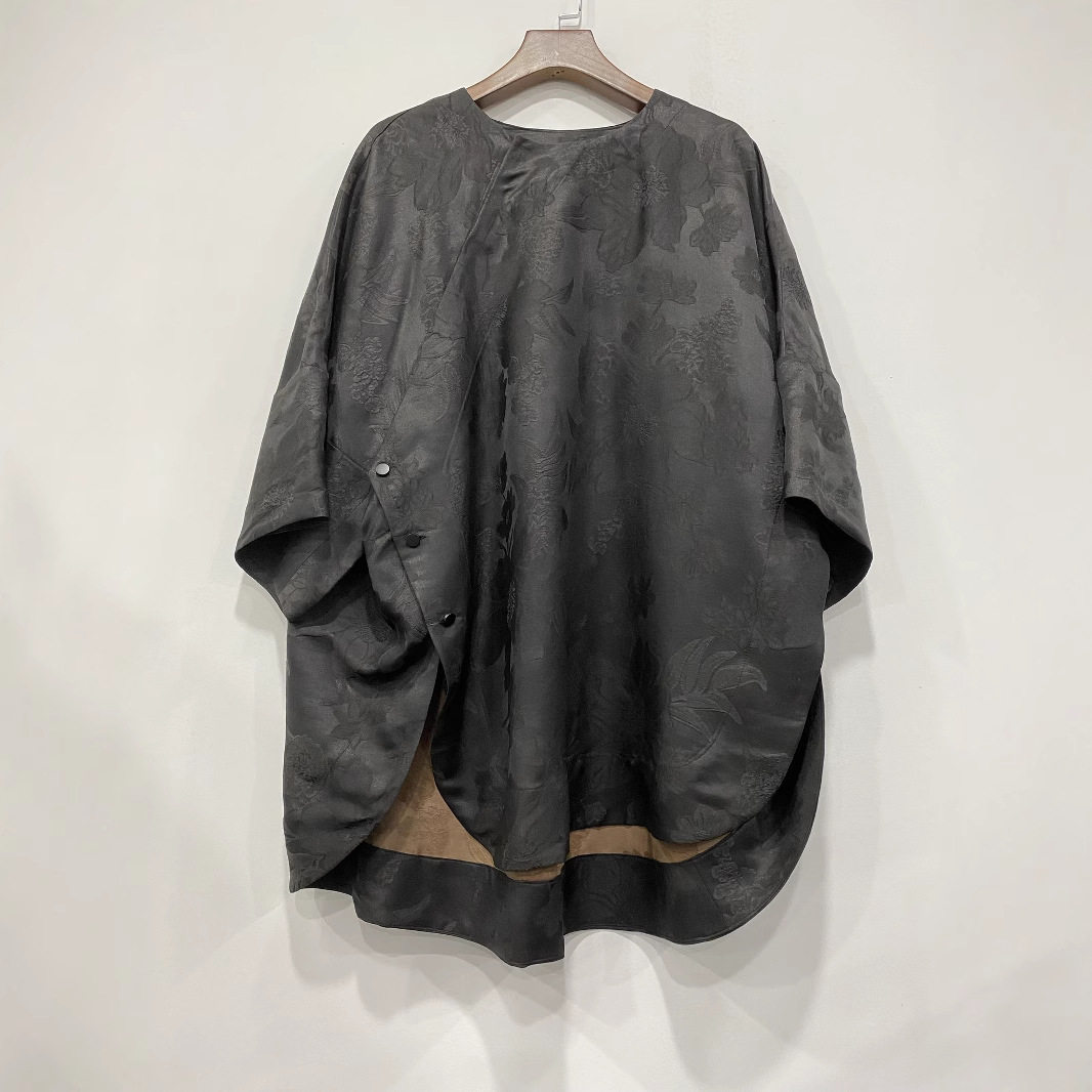 知墨-顺德香云纺新中式改良太太服女士春夏新品唐装100桑蚕丝上衣