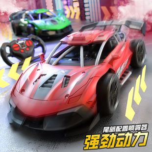 喷雾rc模型跨境儿童玩具赛车充电动竞速高速遥控车儿童仿真四通