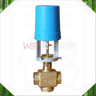 VA3102驱动器 比例积分控制阀中央空调电动铜螺纹二通调节阀0-10v