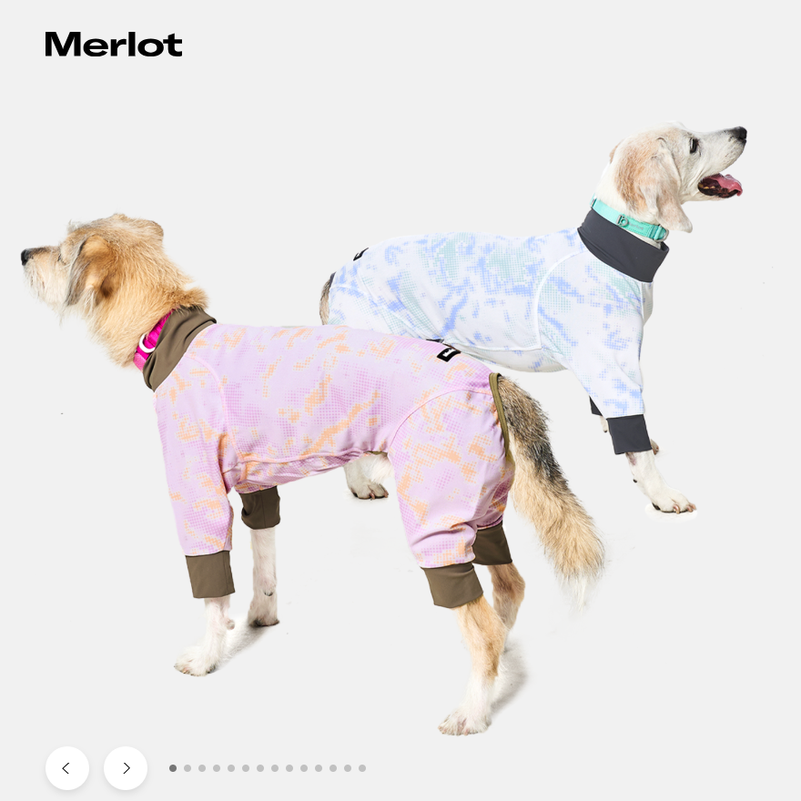 韩国merlot狗狗防虫凉凉衣四脚衣