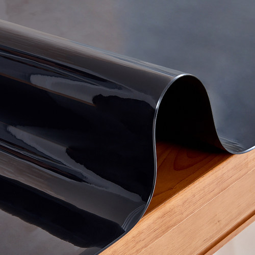 纯白纯黑不透明软玻璃pvc水晶板