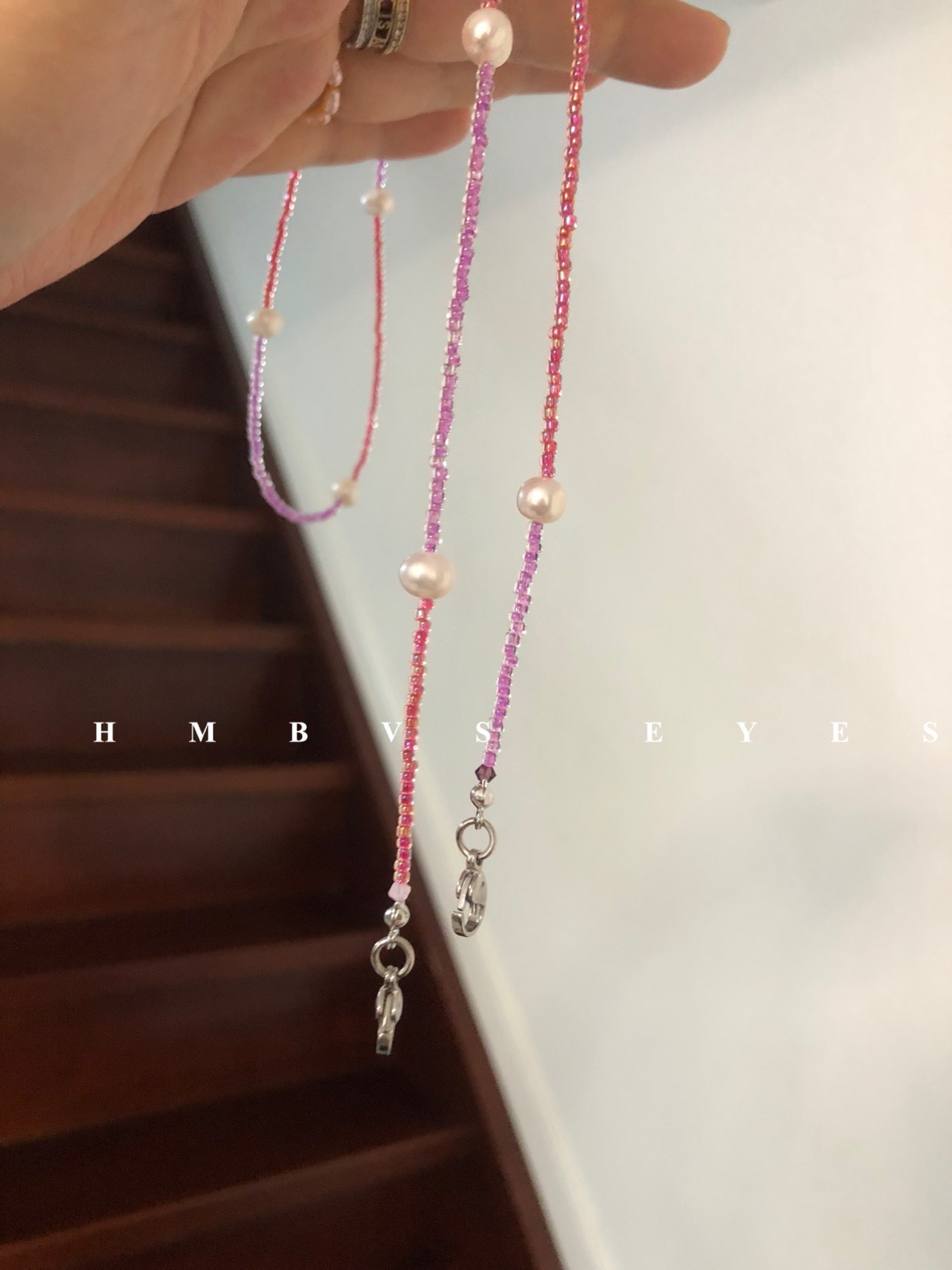 hmbvs珍珠小米多用途眼镜链