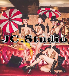 定制演出服连体衣复古百老汇舞台秀女GOGO演出服红色舞队DS蹈