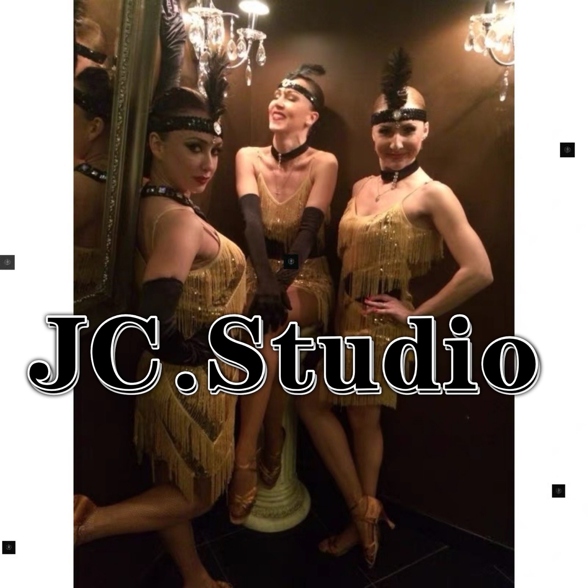 定制复古百老汇流苏连衣裙金色性感舞台演出服女团gogo酒吧夜店ds