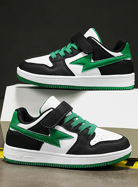 ABC XZPQ童鞋春秋新款男童白色运动鞋儿童板鞋学生白鞋女童休闲鞋