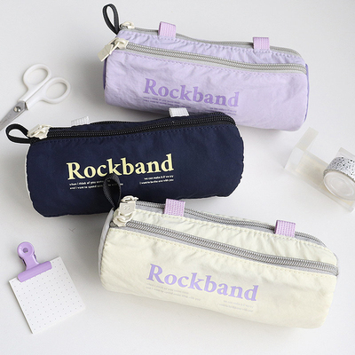 笔袋简约可爱系蛋卷多层