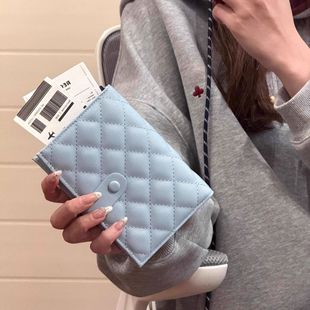 护照夹钱包一体式证件卡包女旅行便携收纳包机票夹多功能防盗刷