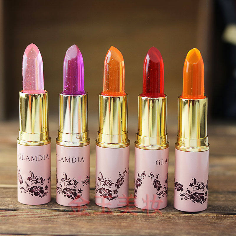 韩国格兰蒂亚水晶公主透明果冻口红温变唇膏不易掉色口红不沾杯