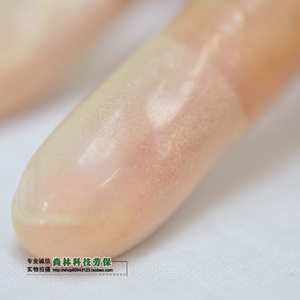 切口磨砂手指套 防滑工业乳胶指套 超薄点钞橡胶劳保手指套