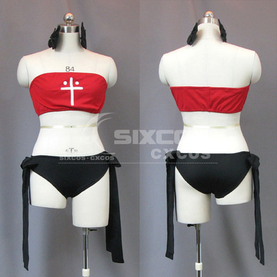 命运之夜 远坂凛泳装 COS服装定做 Fate stay night RIN Cosplay