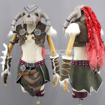 怪物猎人崛起 林克 蛮族套装 COS服装定做 MONSTER HUNTER RISE C