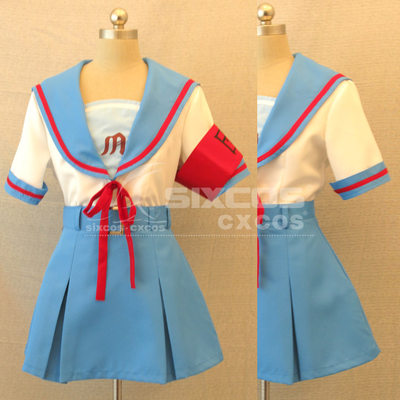 小凉宫春日的忧郁 凉宫春日 北高校 COS服装定做 Haruhi Suzumiya