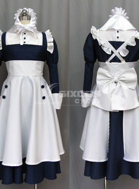 黑执事-梅琳COS服装定做Meyrinメイリンメイド战斗服Kuroshitsuji