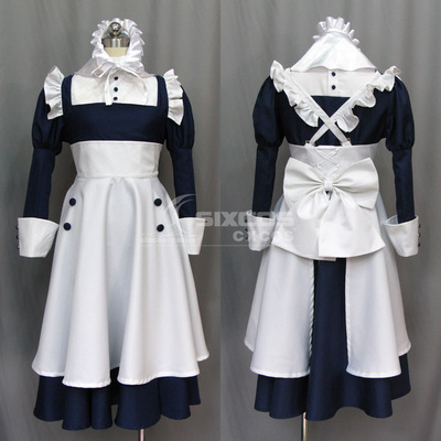 黑执事-梅琳COS服装定做Meyrinメイリンメイド战斗服Kuroshitsuji
