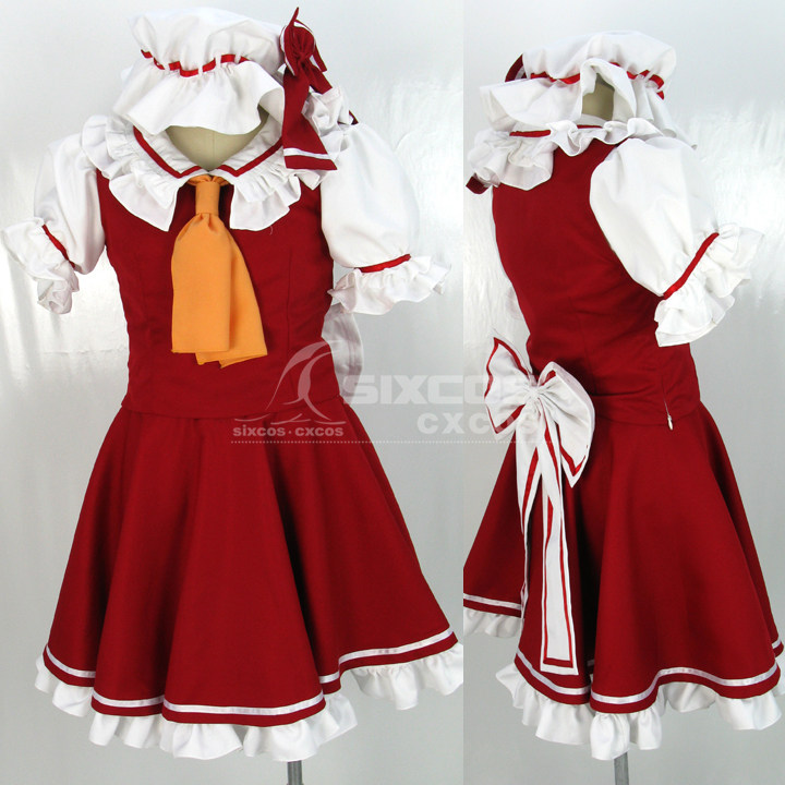 东方project 恶魔之妹芙兰朵露 斯卡雷特 COS服装定做 Flandre
