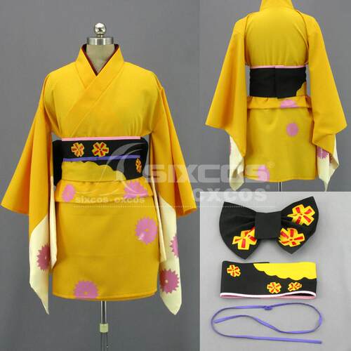 银魂Gintama 寺门通 COS服装定做 Tsu Terakado Cosplay Costume