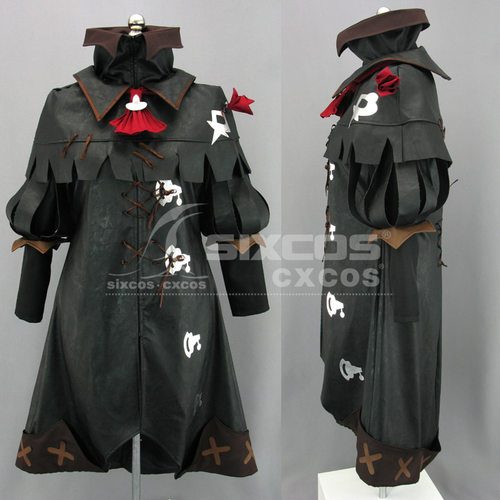 最终幻想14-黑魔导士 COS服装定做 FF14-THE BLACK MAGES Cosplay