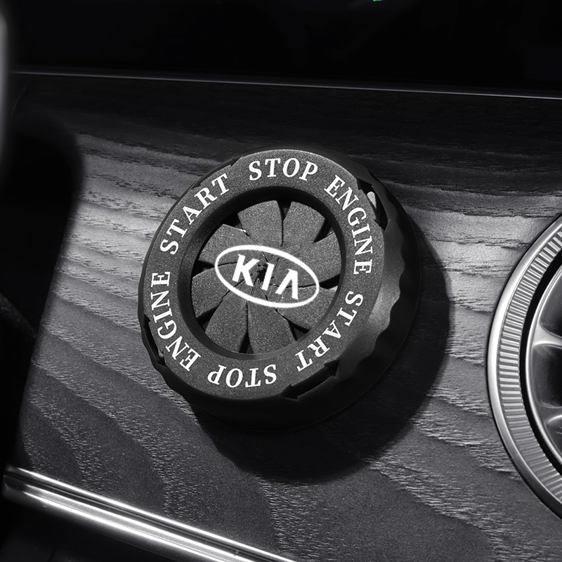 起亚车一键启动按钮装饰保护盖贴