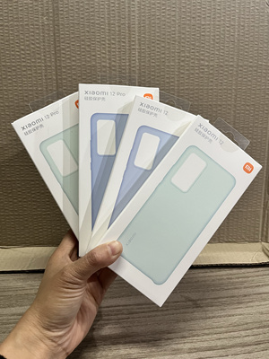 小米12pro手机保护壳12Spro正品液态硅胶小米12/小米12X/小米12S保护套原装半包防摔后壳