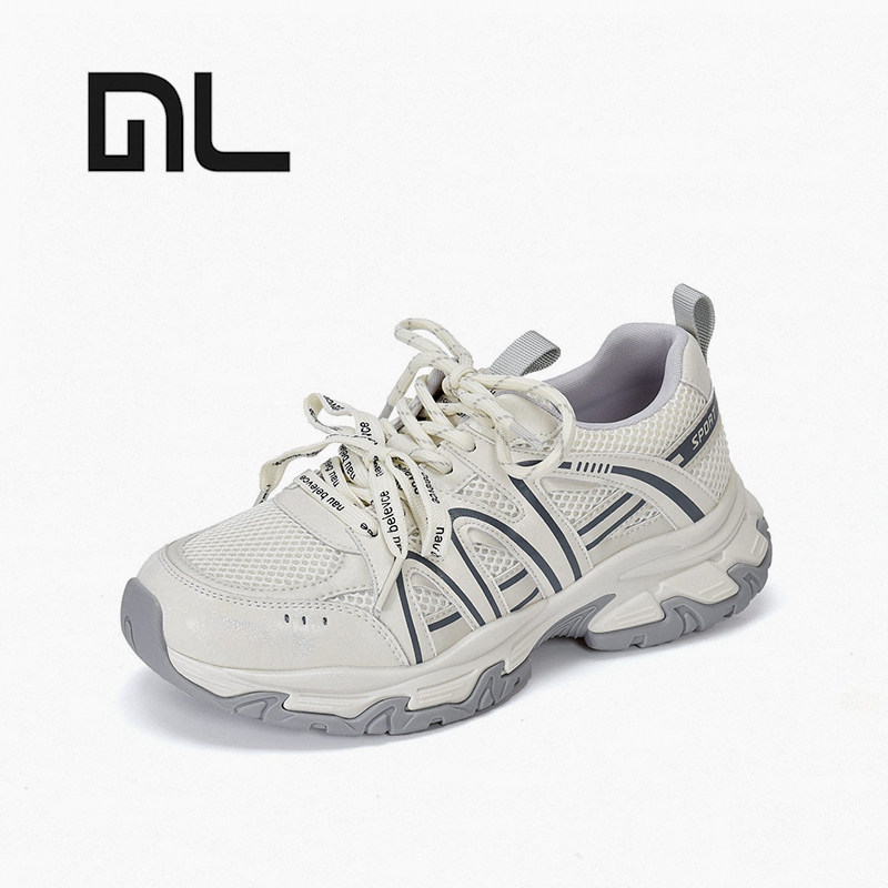 轻便厚底网面老爹鞋女2026年春季新款时尚百搭休闲运动鞋女式单鞋,运动鞋new,运动休闲鞋,淘宝优惠券,粉丝福利购,淘宝优惠卷