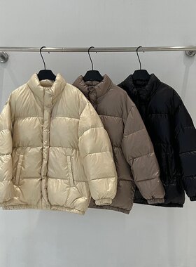 仓6-3 东大门款2024冬新款立领百搭面包羽绒服