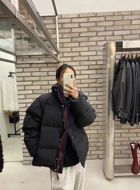 仓6-1 现货！of note2024韩国东大门宽松立领加厚羽绒服女