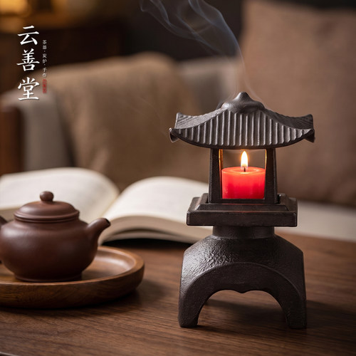 创意家用宫灯摆件铸铁创意中式