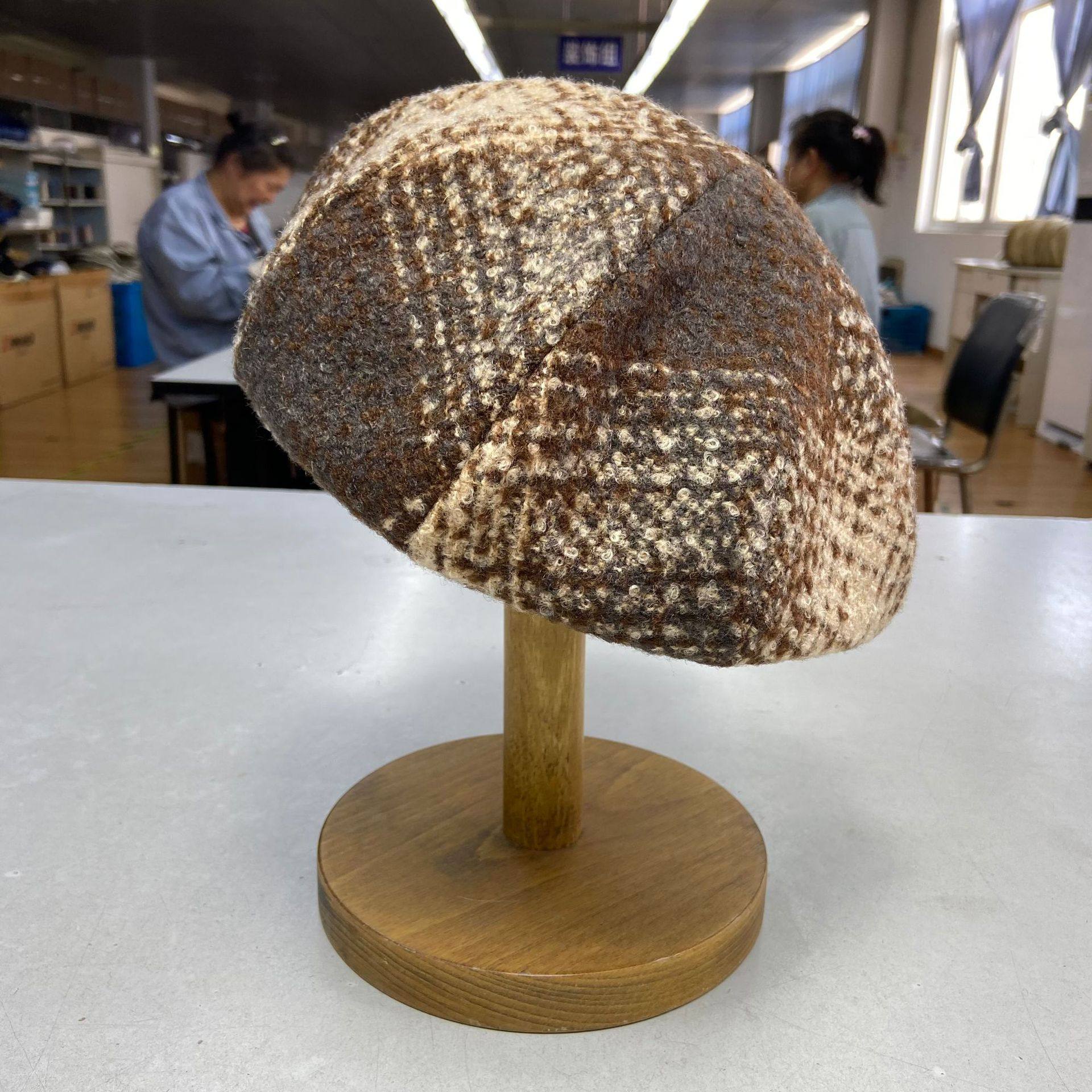 工厂直销帽子女21新秋冬季时尚渐变色羊毛保暖贝雷帽潮21AW-T061,服饰配件/皮带/帽子/围巾,帽子,淘宝优惠券,粉丝福利购,淘宝优惠卷