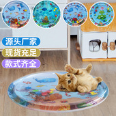 亚马逊现货充气拍拍垫 宠物冰垫玩具充气pvc加厚注水冰垫耐抓水