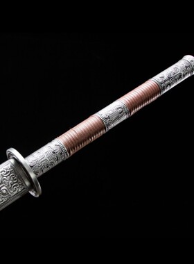 龙泉火龙宝剑玄黄唐横刀剑花梨木合金高锰钢一体长款影视刀未开刃