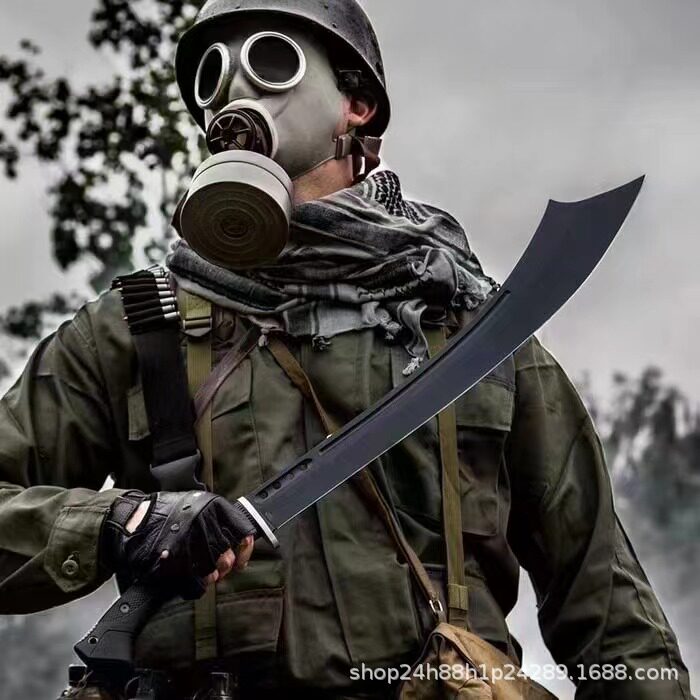 出口外贸刀剑一体手工刀剑户外大刀镇宅武器长刀十八般兵器未开刃