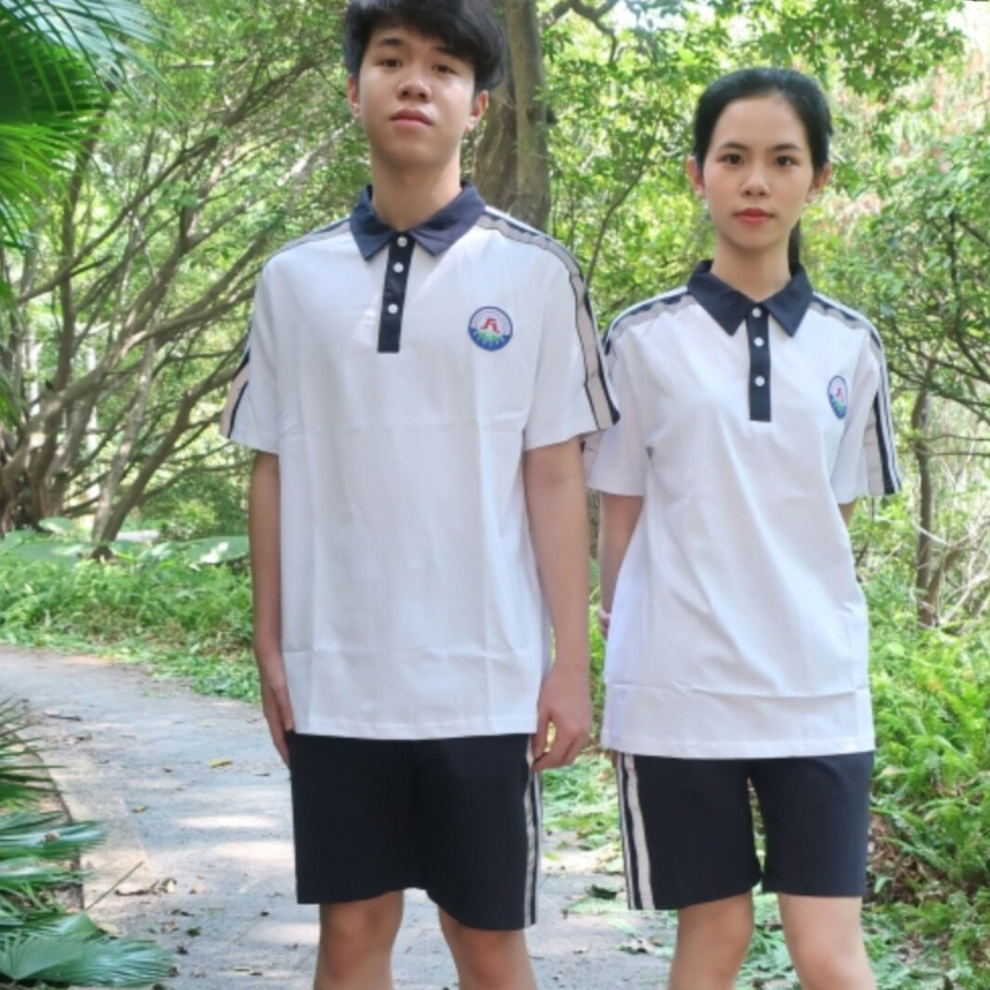 东莞实验中学校服高中生全市统一校服莞菁班服夏新款  2件包邮