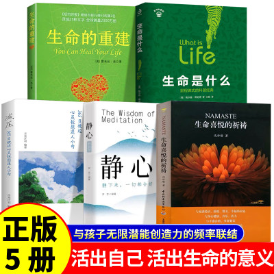 随书赠能量朗读小册生命喜悦的祈祷5册正版沈妙瑜著减压静心的智慧祈祷文生命的重建生命是什么送给孩子的心灵札记