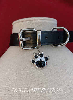 纯欲亚文化哥特朋克项圈项链