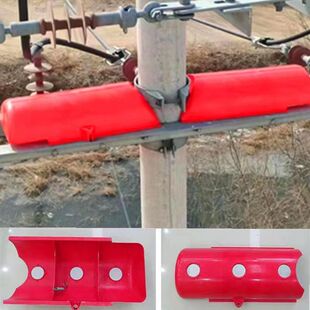 驱鸟占位器鸟窝防止阻挡鸟巢横担电线杆防鸟驱鸟器玻璃钢带镜片