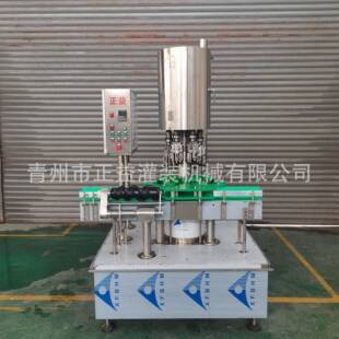 全自动六头铝盖封口机玻璃瓶铝盖白酒料酒黄酒果汁饮料红酒封口机