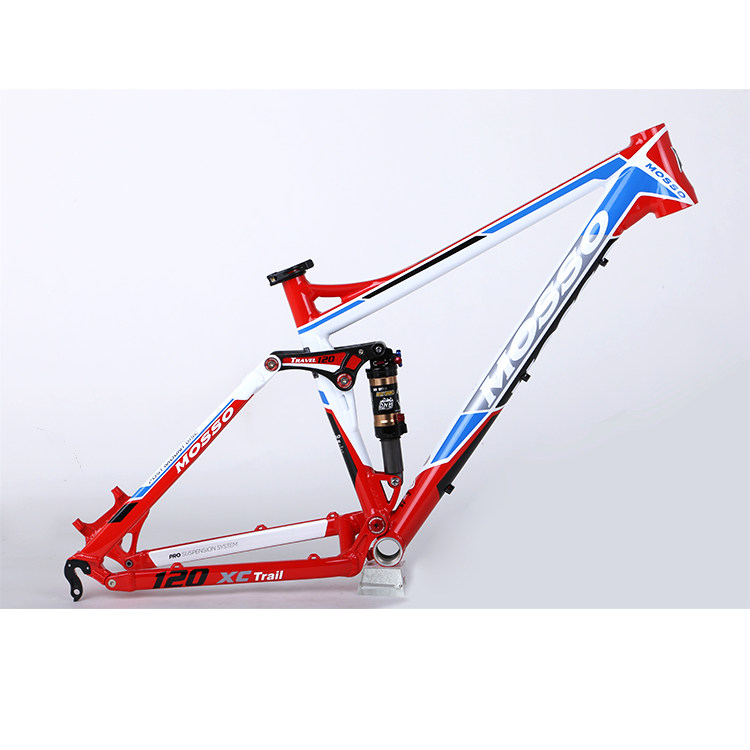 MOSSO 665XC全避震软尾车架 26寸16.5寸快拆碟刹配ROCKSHOX避震器