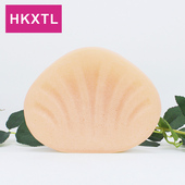 HKXTL微孔义乳扇形无膜全孔轻质透气仿真术后硅胶假胸假乳房1105