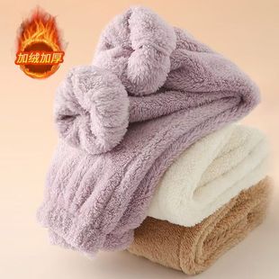 儿童保暖睡裤家居裤加绒女孩秋冬居家冬季珊瑚绒男童暖暖裤法兰绒