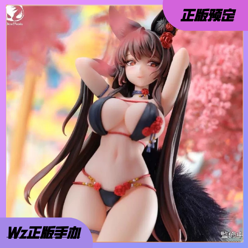 正版 BearPanda 玫瑰 Bara 狐娘 TACCO 毛绒尾追视眼手办