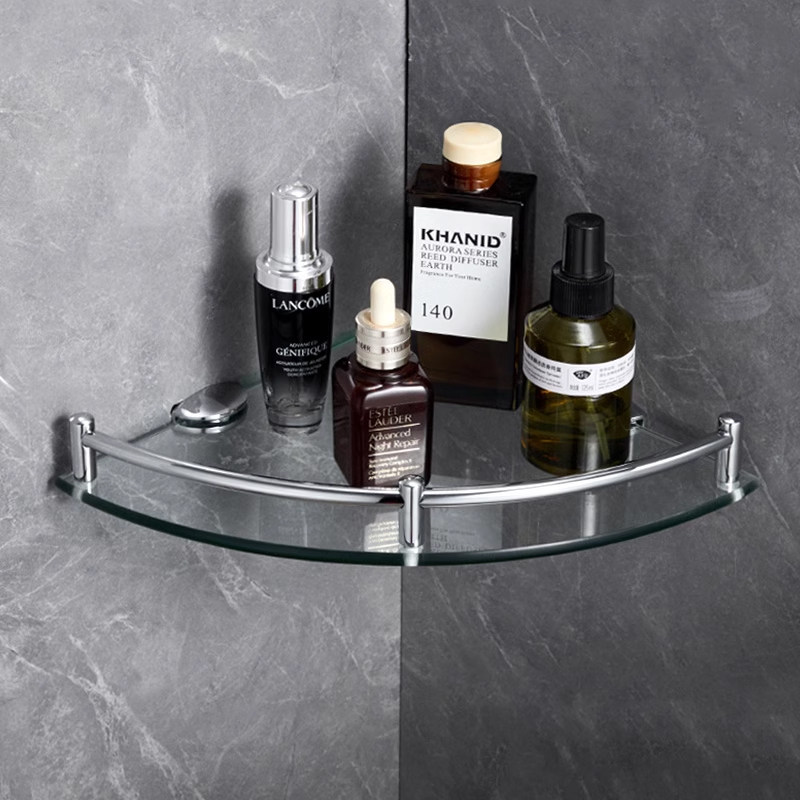 德国SEVENR浴室玻璃三角置物架卫生间壁挂淋浴房转角沐浴露收纳架,家装主材,浴室角架,淘宝优惠券,粉丝福利购,淘宝优惠卷